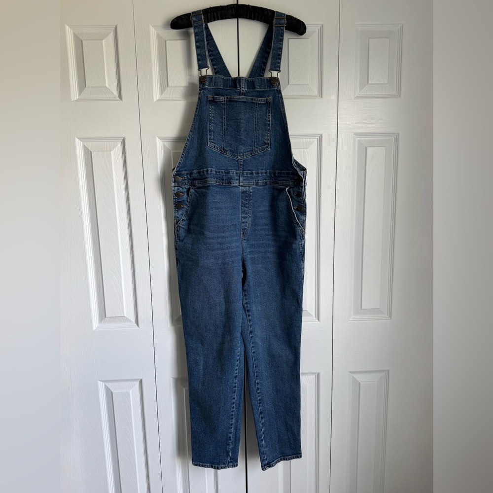 Old Navy Dark Blue Denim Overalls